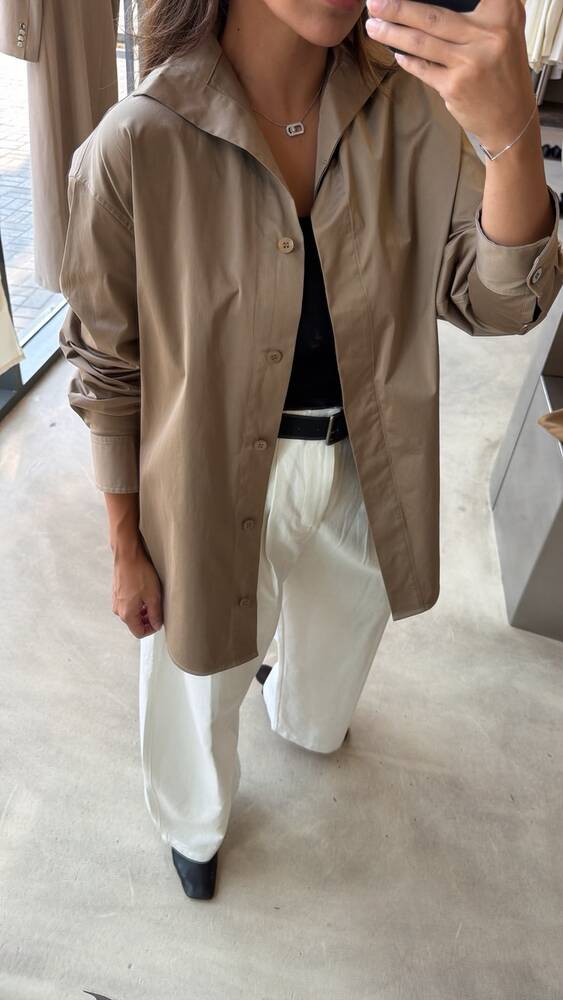 Stand Collar Overshirt