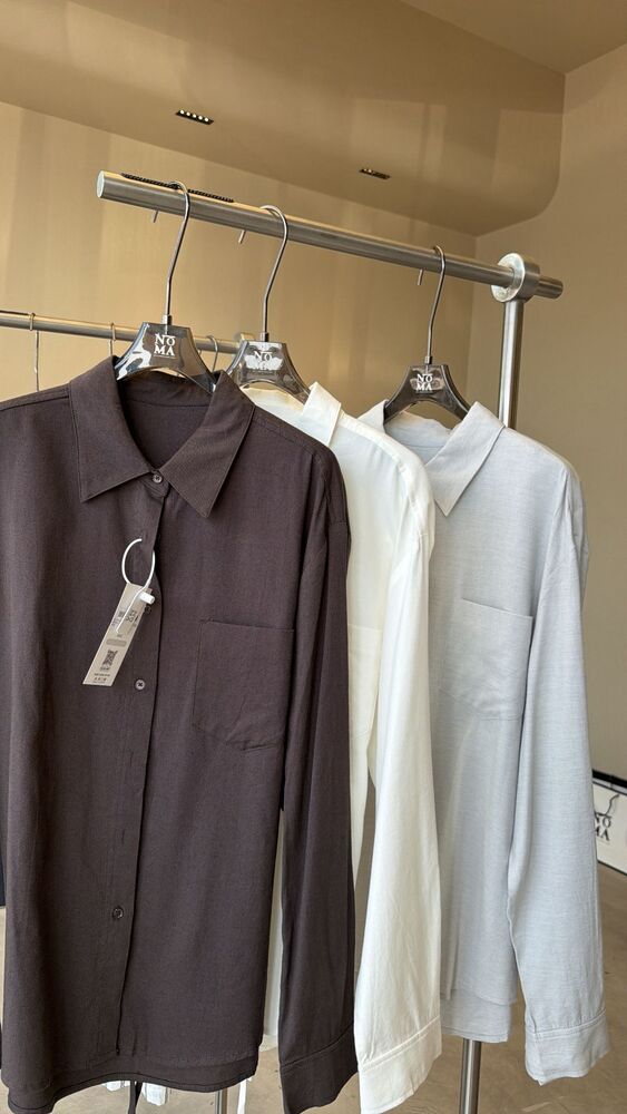 Slim-tie Linen Shirt