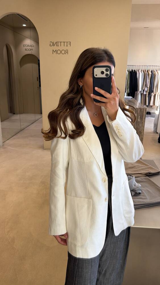 Run-stitch Pocket Blazer