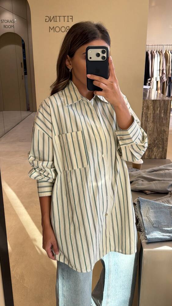 Loose Stripe Classic Shirt