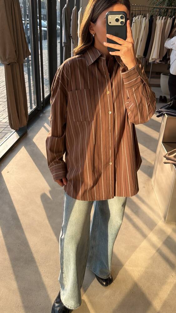 Loose Stripe Classic Shirt