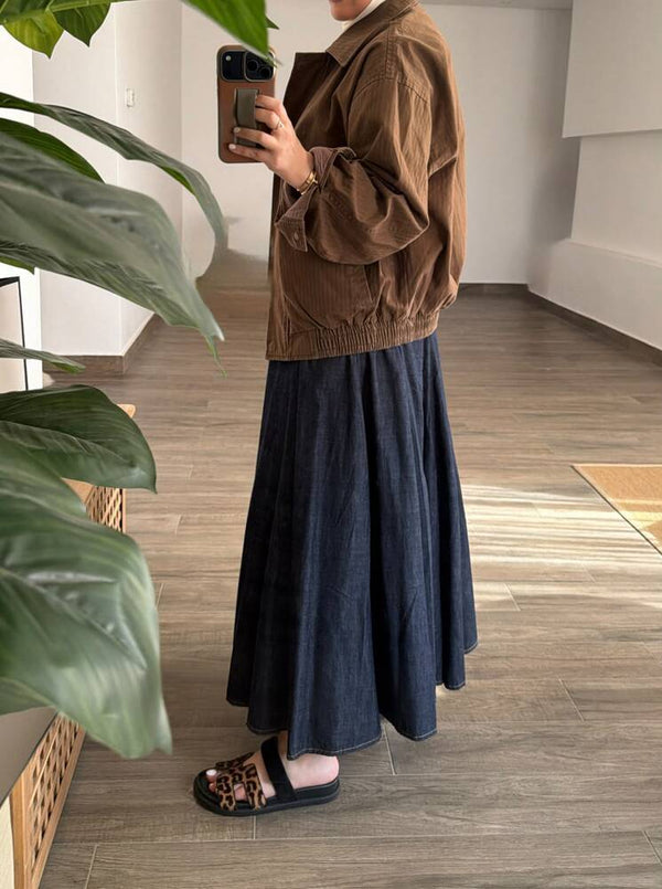 Garterized Hem Jacket