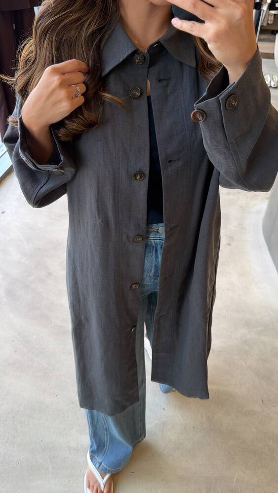 Linen Mid-shirt