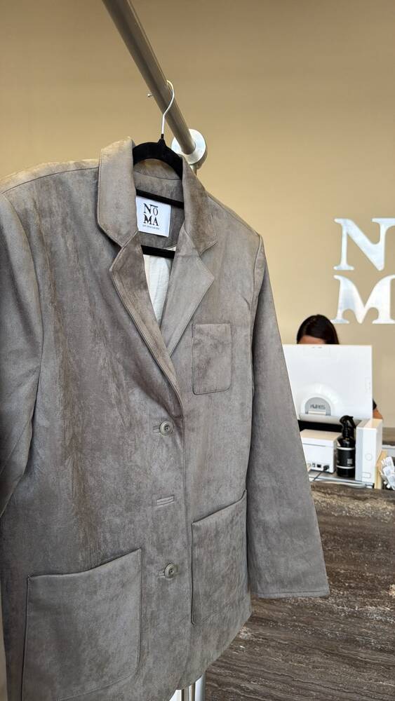 Collared Suede Jacket