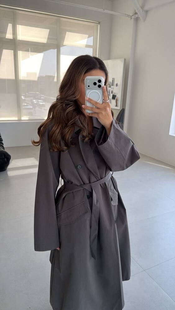 Belted Oversize Trench
