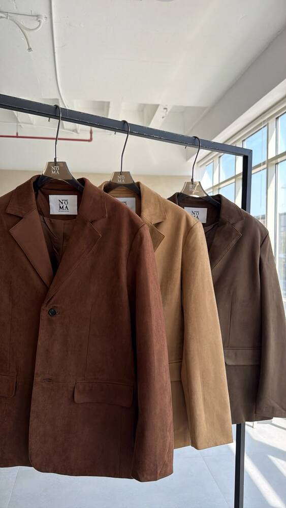 Suede Jacket 2 Buttons