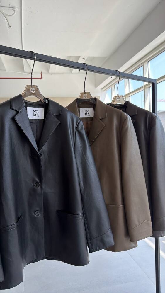 Minimalist Leather Jacket