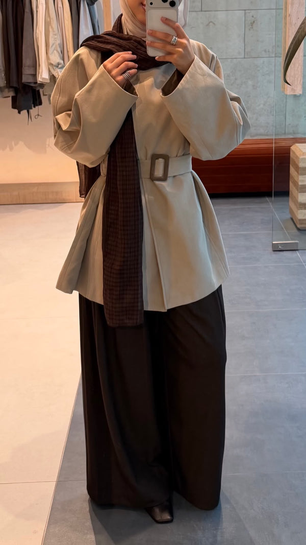 Asymmetric Shawl Jacket