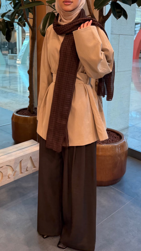 Asymmetric Shawl Jacket
