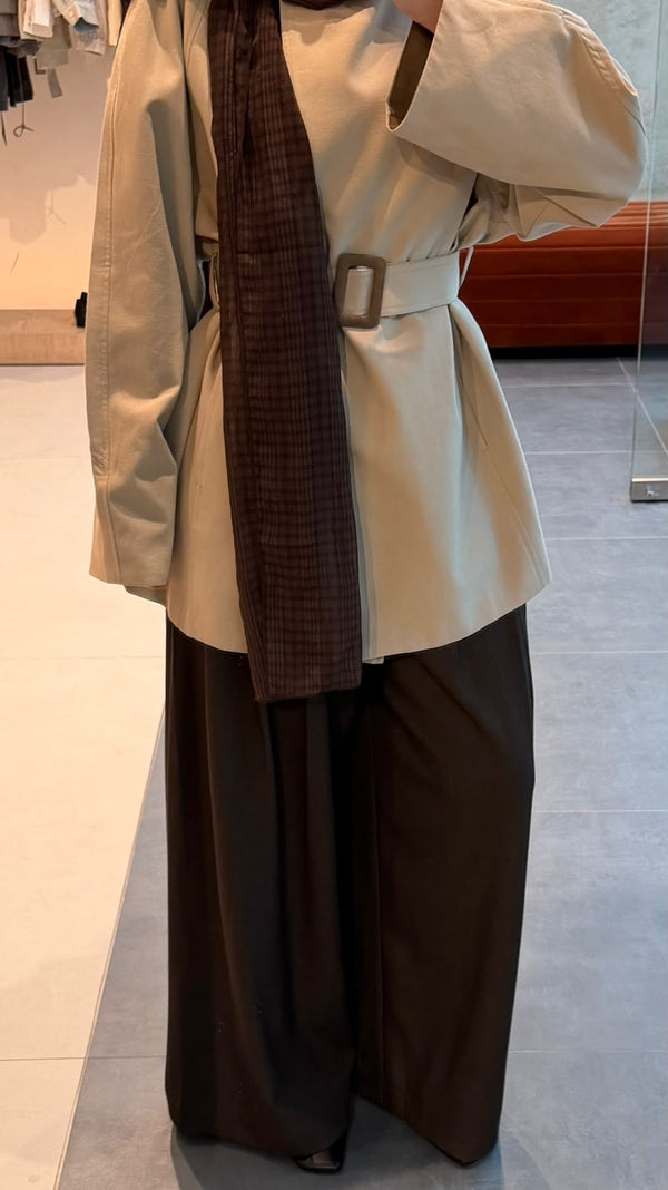 Asymmetric Shawl Jacket