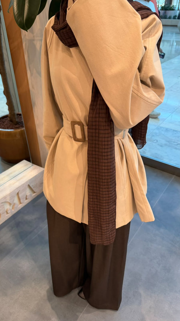 Asymmetric Shawl Jacket