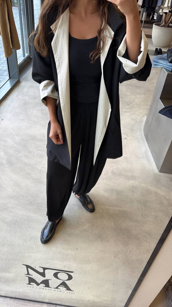 Stitch Contrast Color Jacket