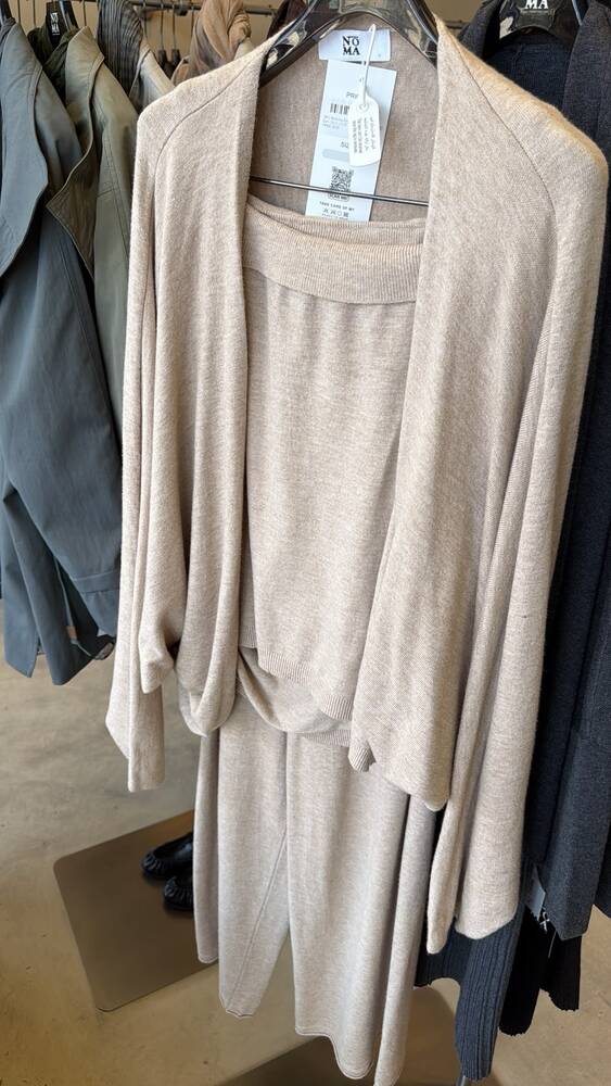3PC Batwing Knitted Set