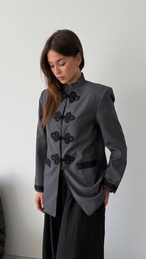 Royal Knot Mandarin Blazer