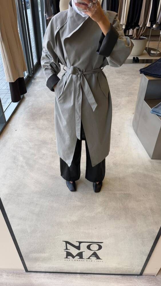 Asymmetric Long Jacket