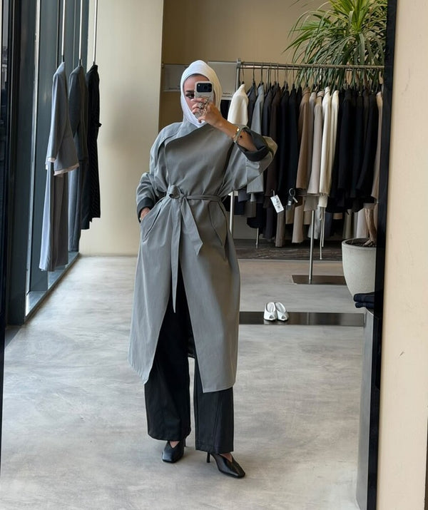 Asymmetric Long Jacket