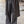 Silver-button  Leather Pants