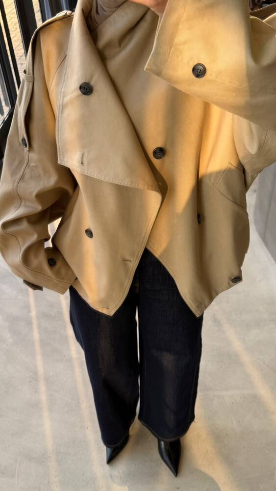 Elasticized Hem Jacket