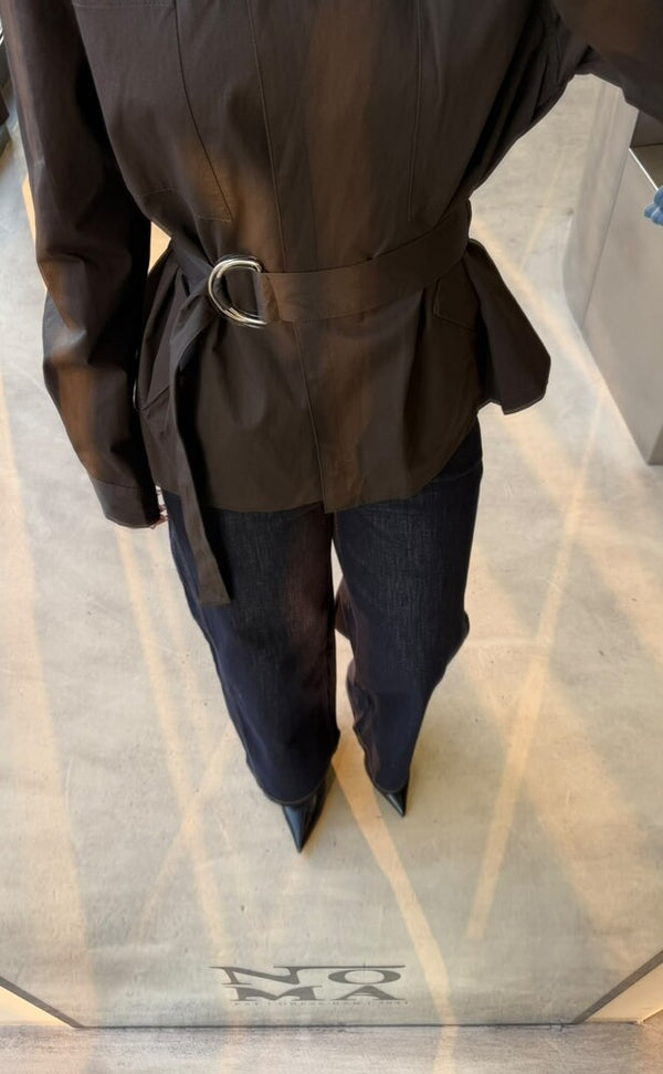 Buckled-belt Jacket