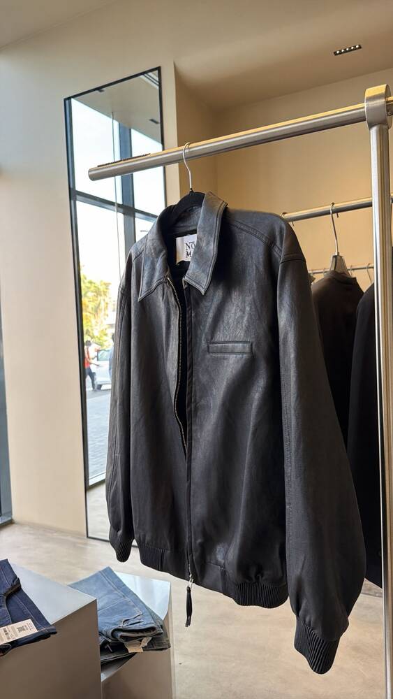 Urban Bomber Leather Jacket