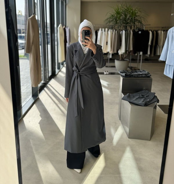 Tie-Waist Midi Dress