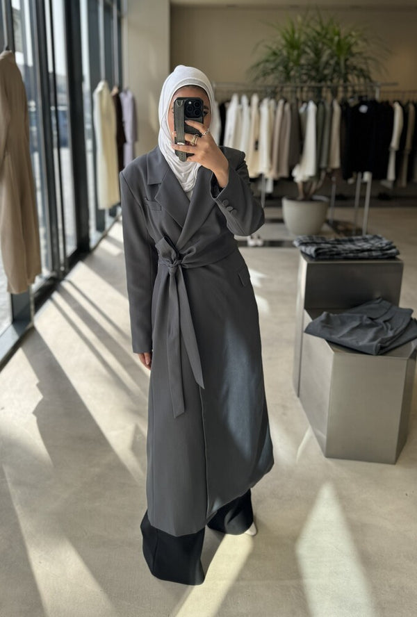 Tie-Waist Midi Dress