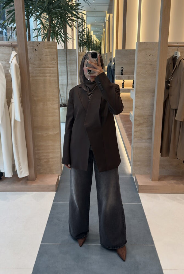 Irregular Open Blazer