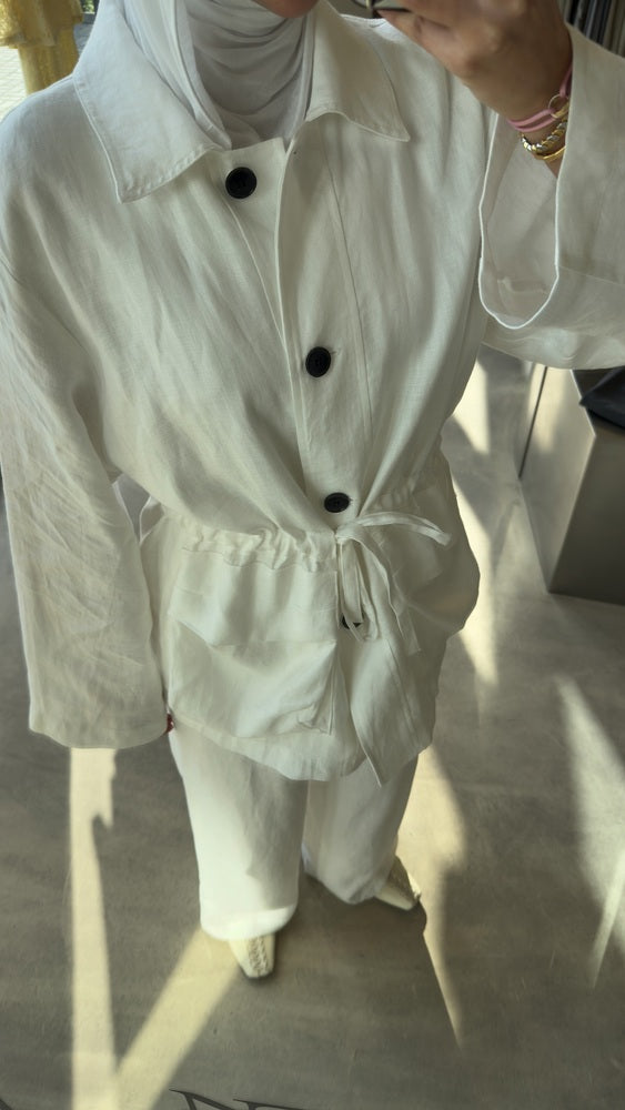 Retro long-sleeved Co-ord Set