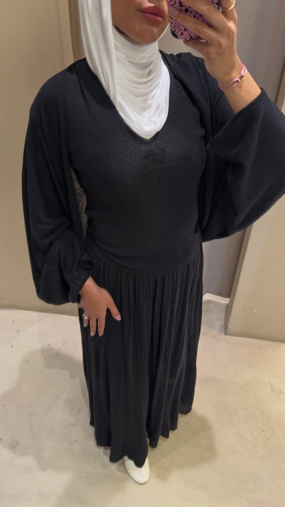 3PC Open Fronted Cardigan Skirt  Set