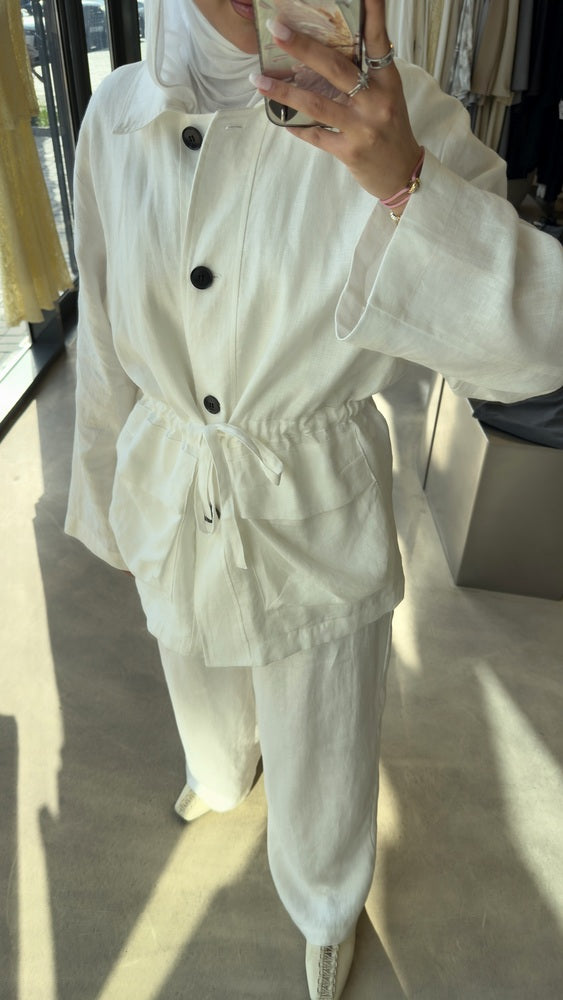 Retro long-sleeved Co-ord Set