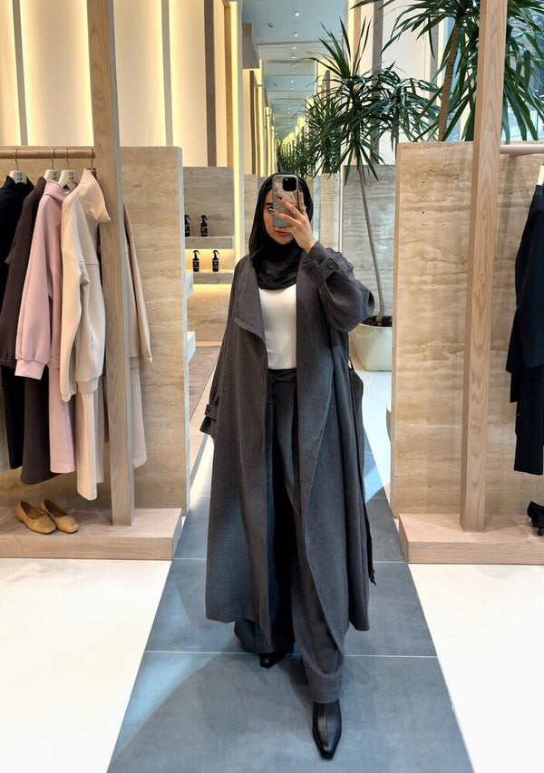 Big Collar Coat Pants Set