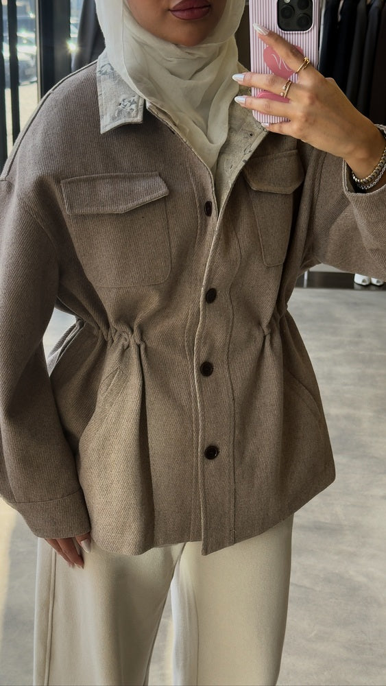 Waist Drawcord Jacket