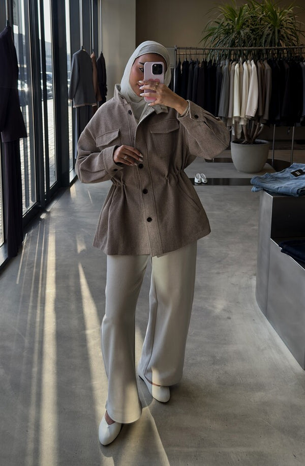 Waist Drawcord Jacket