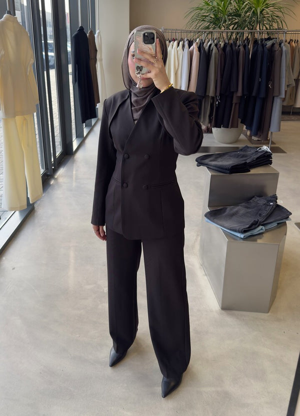 Drape Blazer Set