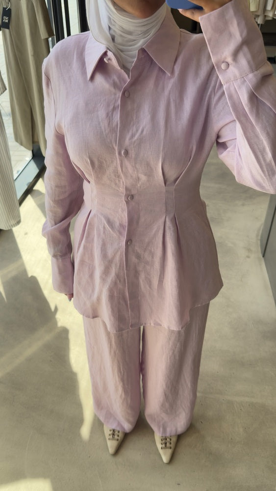 Peplum Hem Shirt & Pants