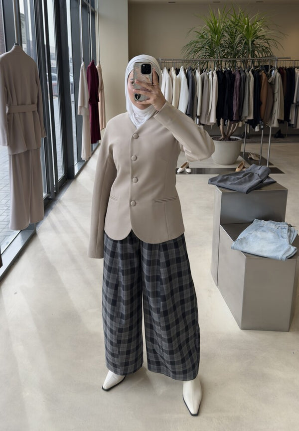 Uncollared Blazer