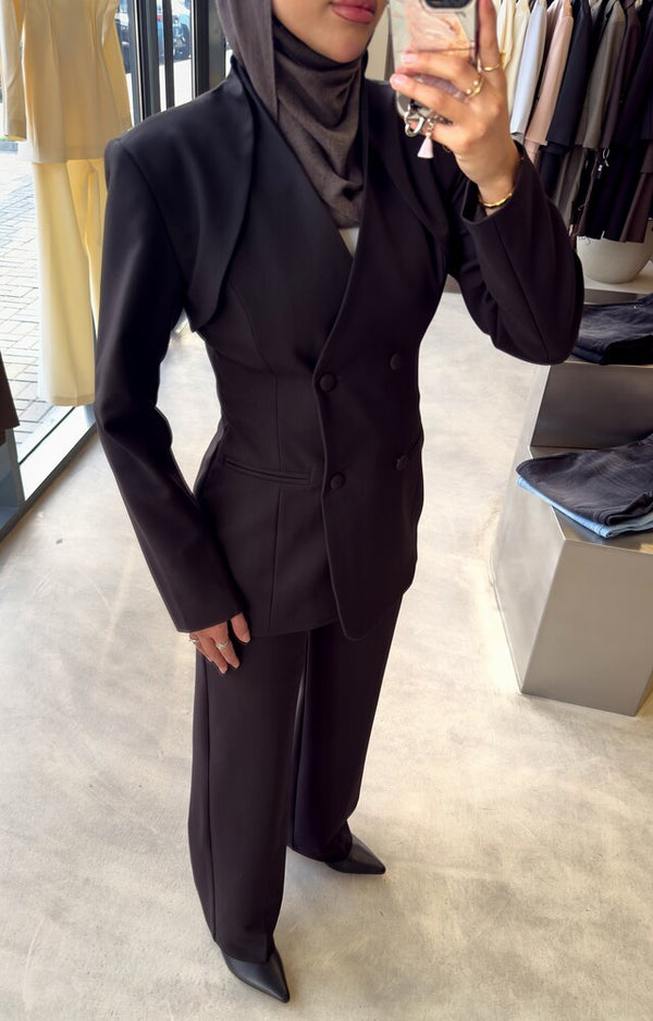 Drape Blazer Set