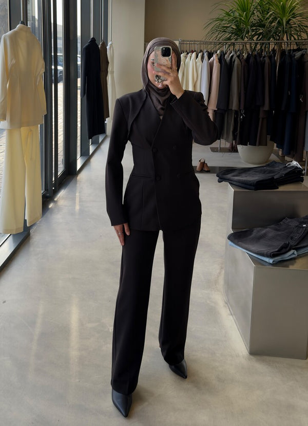 Drape Blazer Set