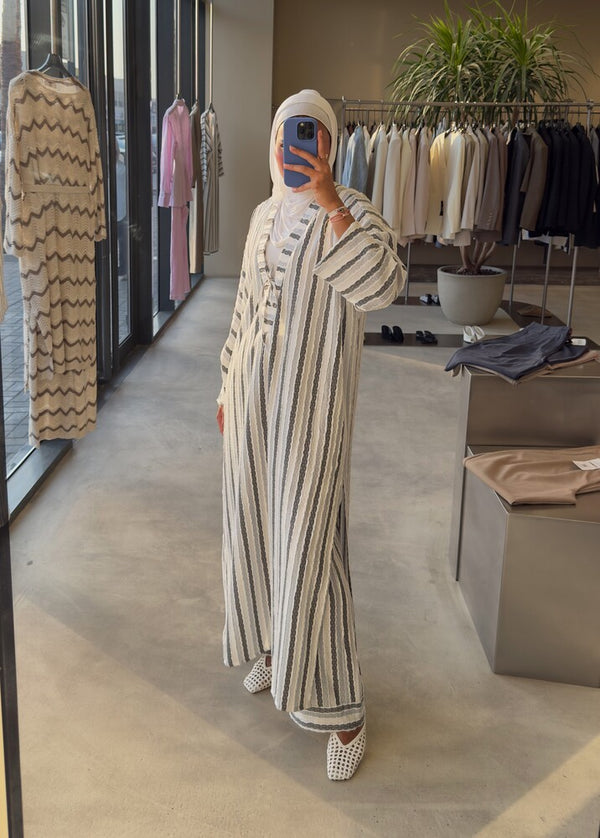 Stripe Tunic Dress  Set