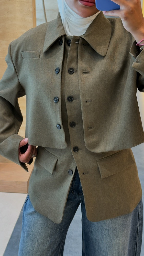 2-in-1 Blazer Vest
