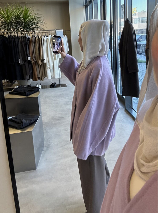 Woolen Stitch Vneck Jacket