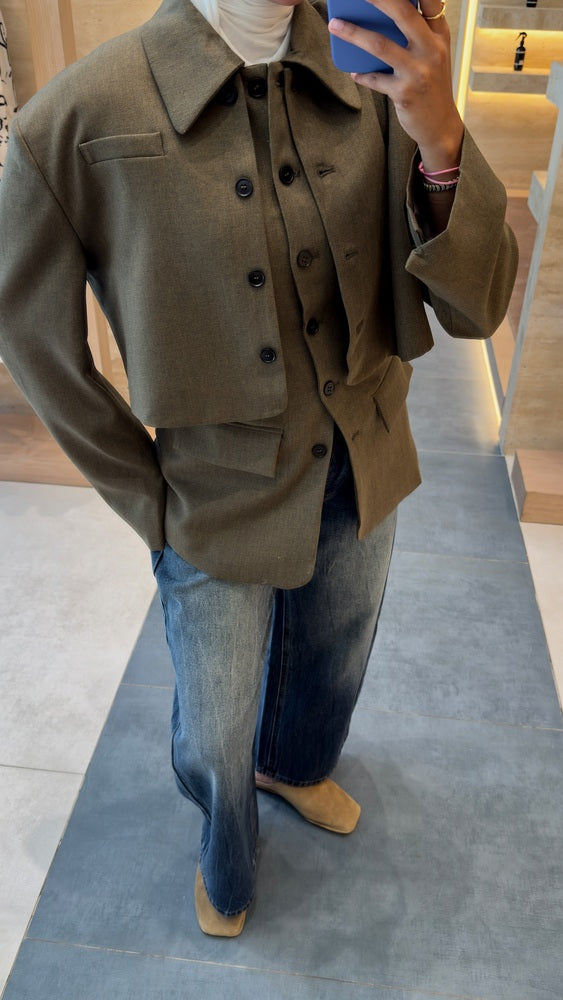2-in-1 Blazer Vest