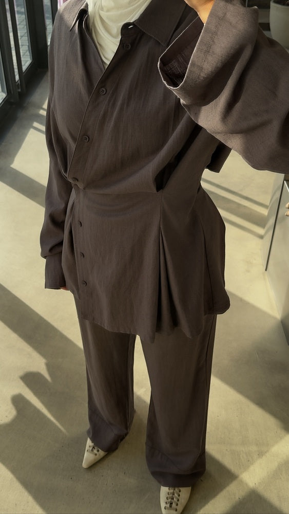 Linen Twisted Shirt & Pants