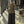 5-Black Button Waist Pleated Blazer