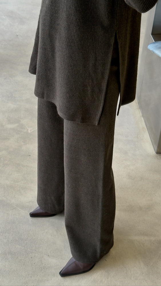 Ribbed Knit Lounge Set