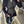 Gathered Waist Blazer w/ Scarf