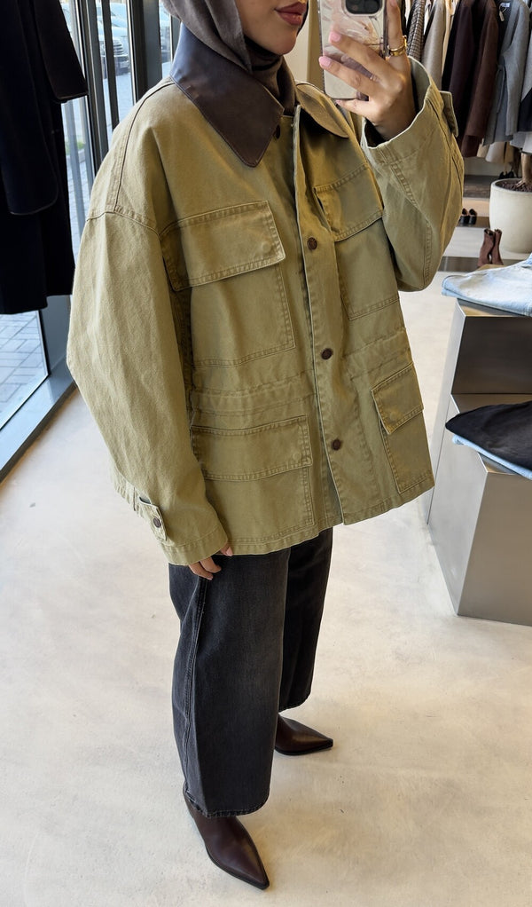 Cargo Jacket Loose-fit