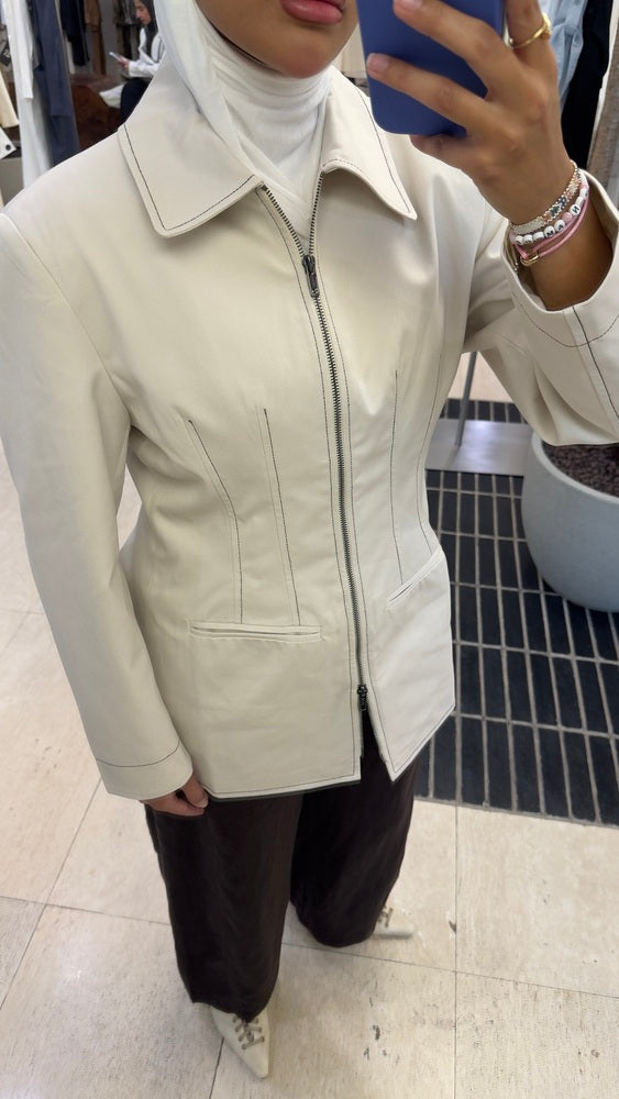 Zippered Waisted Jacket