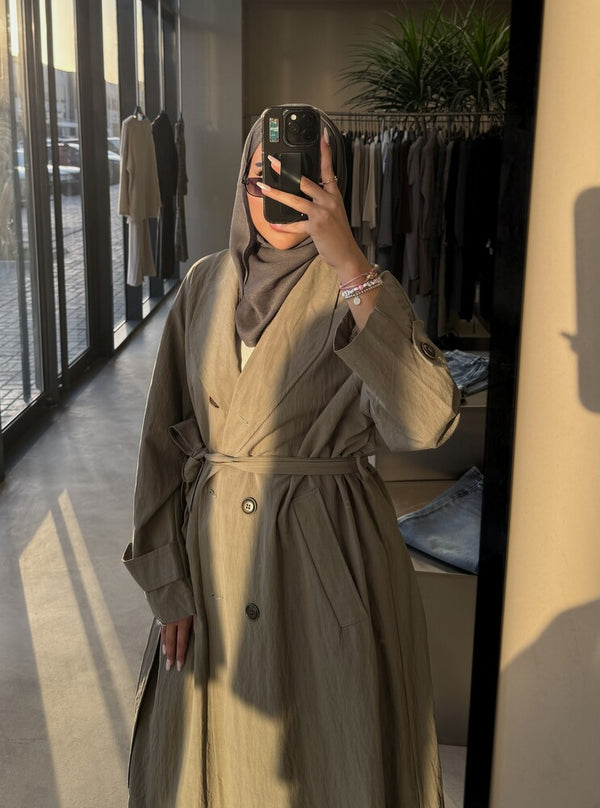 Light Trench w/ Belt 6 Buttons