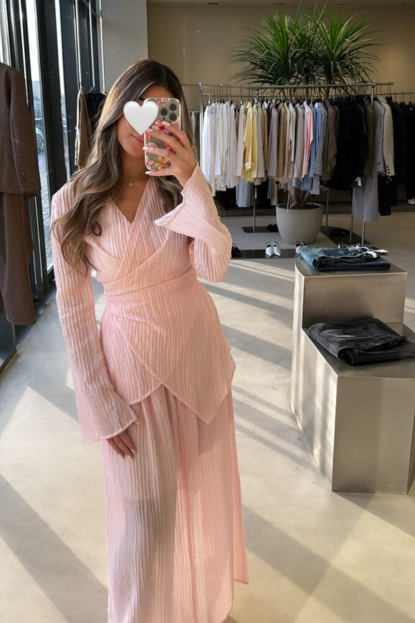 2PC Wrinkled Skirt Sets